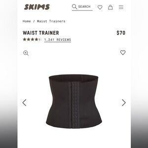 Skims waist trainer